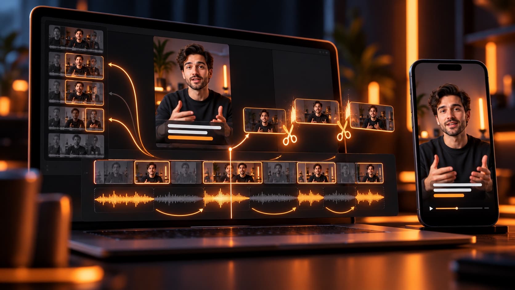 Skill Edit Video Tự Động: thả video vào, nhận bản dựng hoàn chỉnh